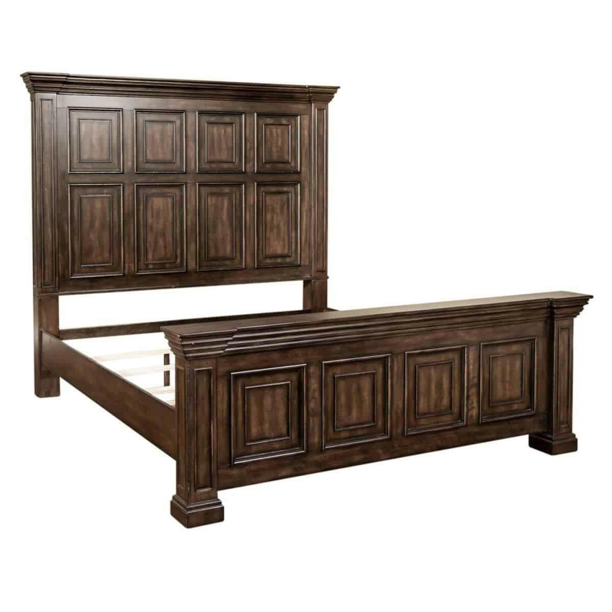 Big Valley King Size Headboard, Footboard, & Rails 361-BR15/16/91.