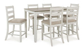 Skempton Counter Table & 6 Chairs D394-423.