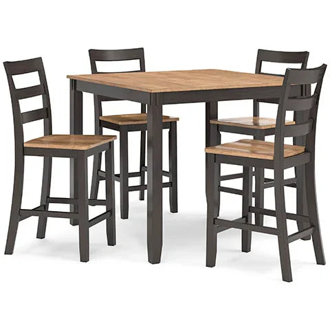 Gesthaven Brown Table and 4 Chairs D396-223 - Darseys Furniture & Mattress Gesthaven Brown Table and 4 Chairs D396-223 - Darseys Furniture & Mattress