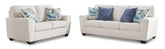 Cashton Snow Sofa & Loveseat 40604.