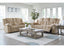 Tip Off Wheat Sofa & Loveseat Reclining 69305.