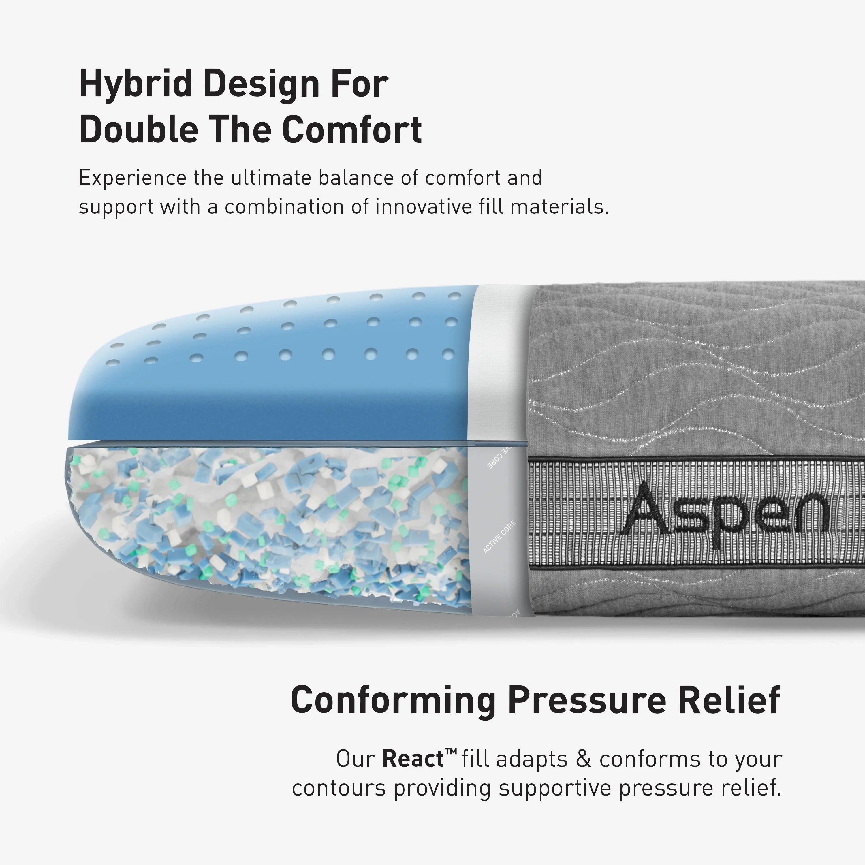 Aspen 1.0 Pillow BGP03421P - Darseys Furniture & Mattress Aspen 1.0 Pillow BGP03421P - Darseys Furniture & Mattress