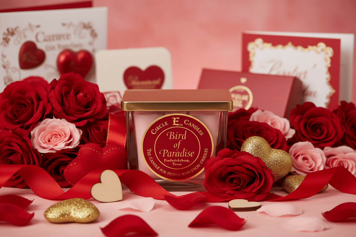 Circle E. Bird of Paradise 43 oz Candle – Darseys Furniture & Mattress