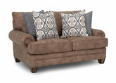 Sicily Chief Hazlenut Loveseat 95720-1916-18 - Darseys Furniture & Mattress