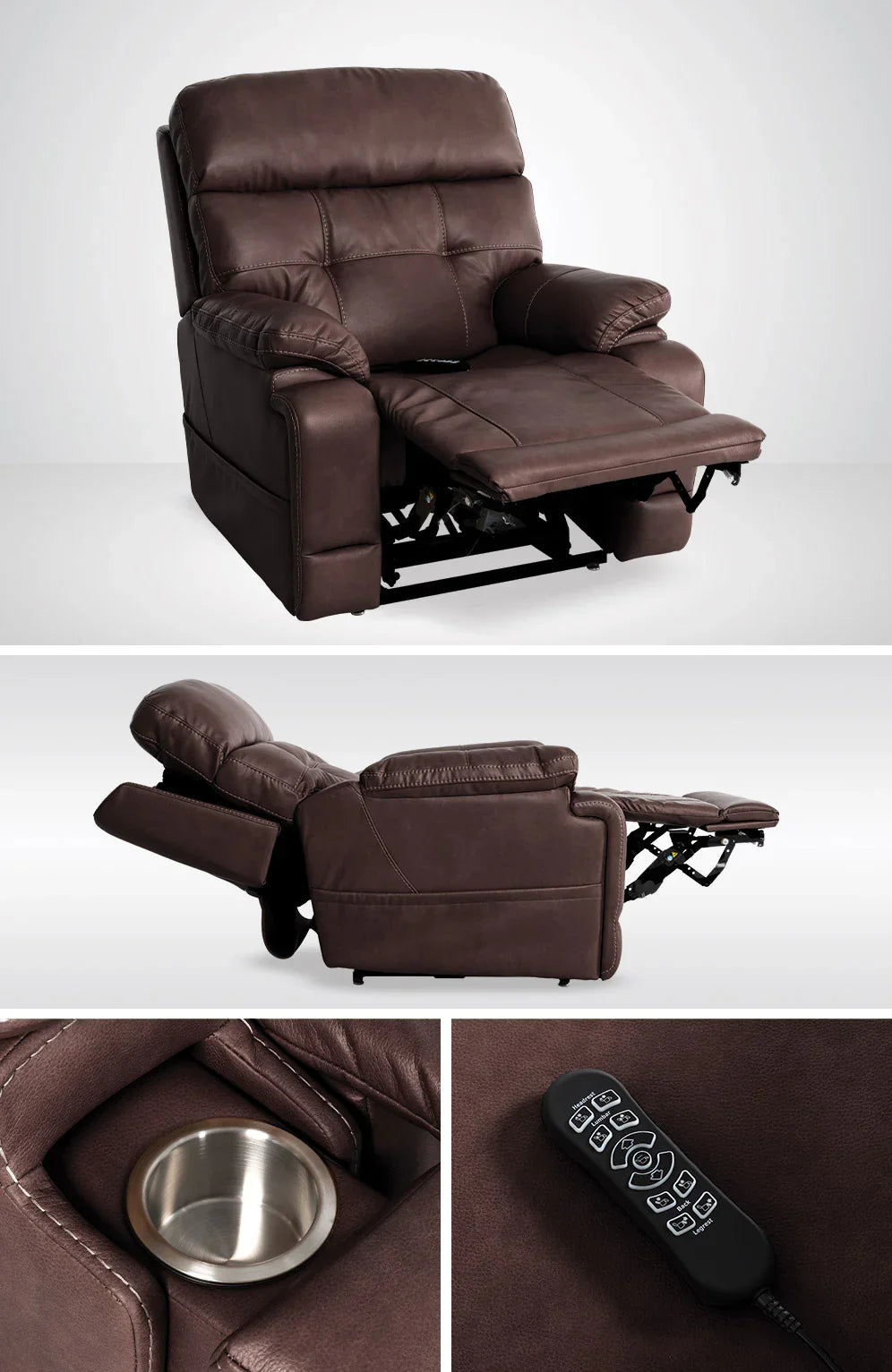 Infi Elite Capriccio Walnut Lift Chair MM3815-WAC-H0B - Darseys Furniture & Mattress
