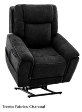 Trio Mezzo Trento Charcoal LIft Chair MM3600-VTCHC-H0A - Darseys Furniture & Mattress