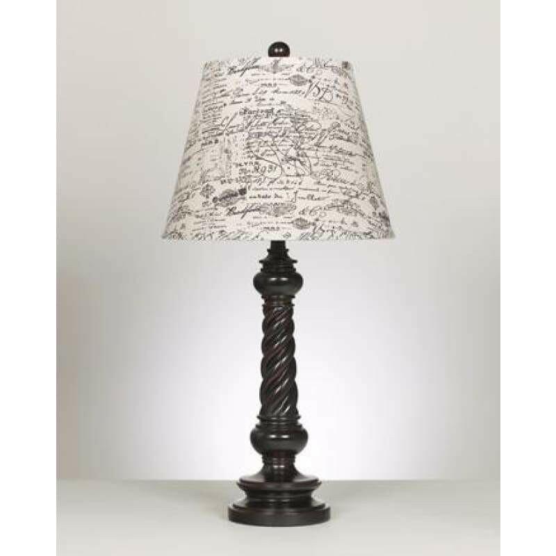 Roisin Black Lamp Poly Inches L280334.