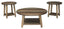 Raebecki Coffee & 2 End Tables T221-13.