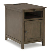 Treytown Gray Chairside End Table T300-217.