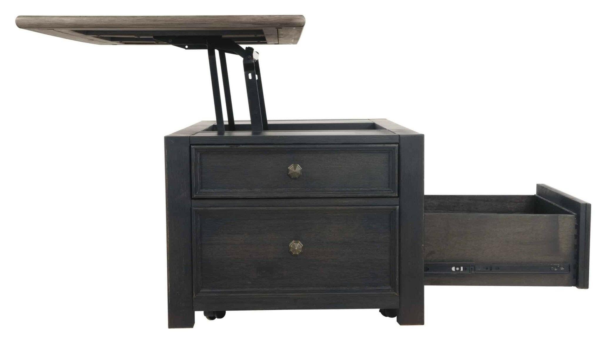 Tyler Creek Lift Top Cocktail Table T736-20. Tyler Creek Lift Top Cocktail Table T736-20.