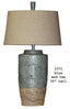 H & H Lamp 1371 Oval Blue and Tan Lamp - Darseys Furniture & MattressH&H Lamp