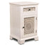 Mandala Chairside End Table H1045-150-WHT.