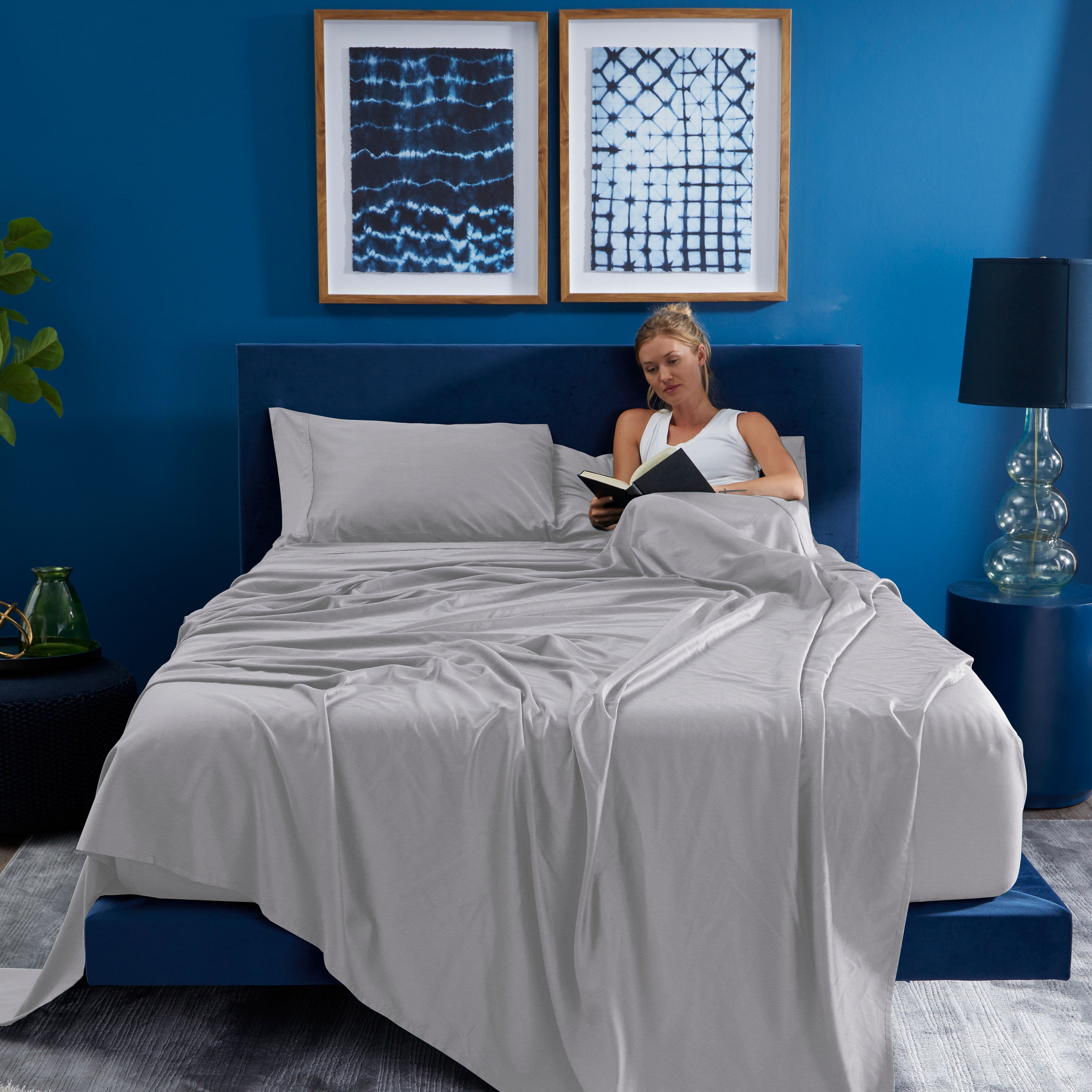 Hyper-Wool Light Grey King Sheets BGS199612 Main image