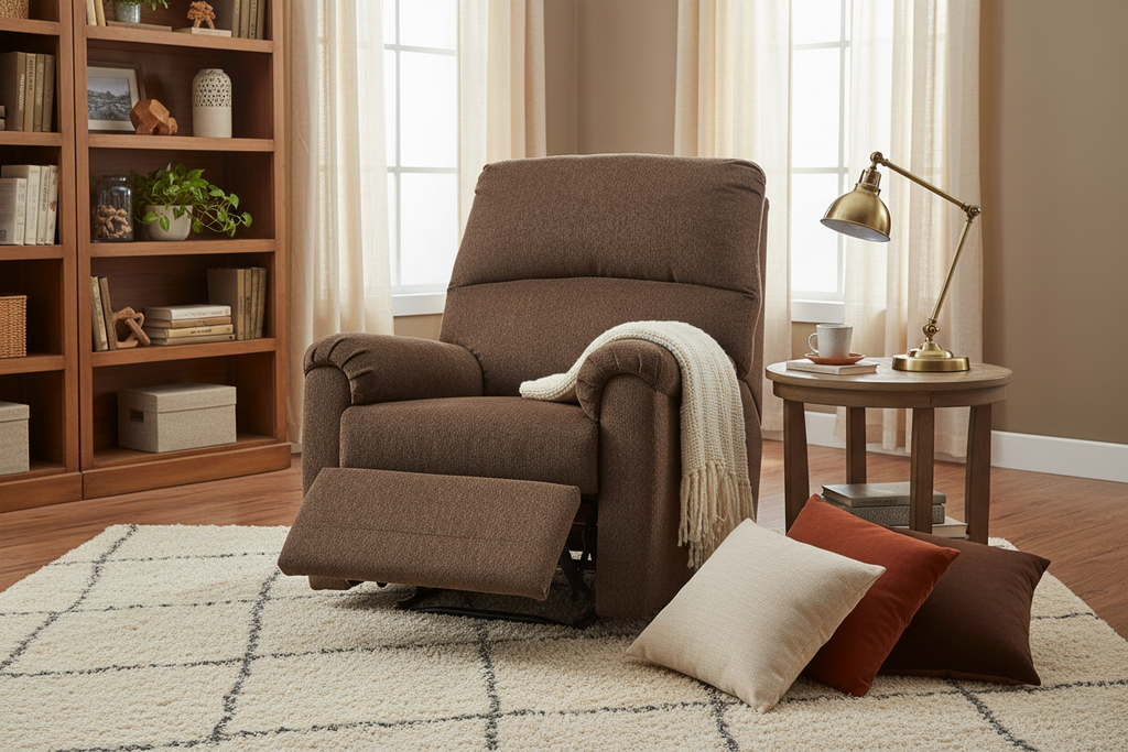 Nerviano Chocolate Recliner 1080229