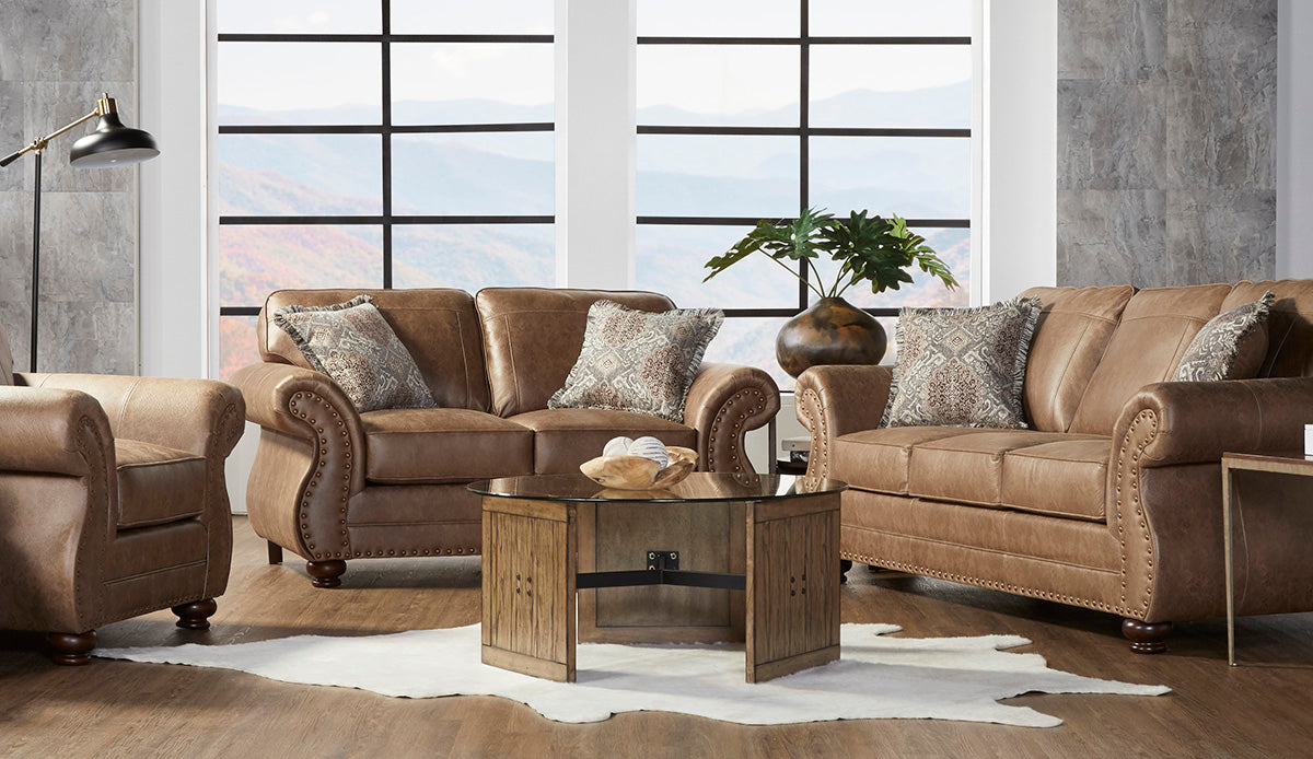 Jetson Ginger sofa and loveseat 17400LS