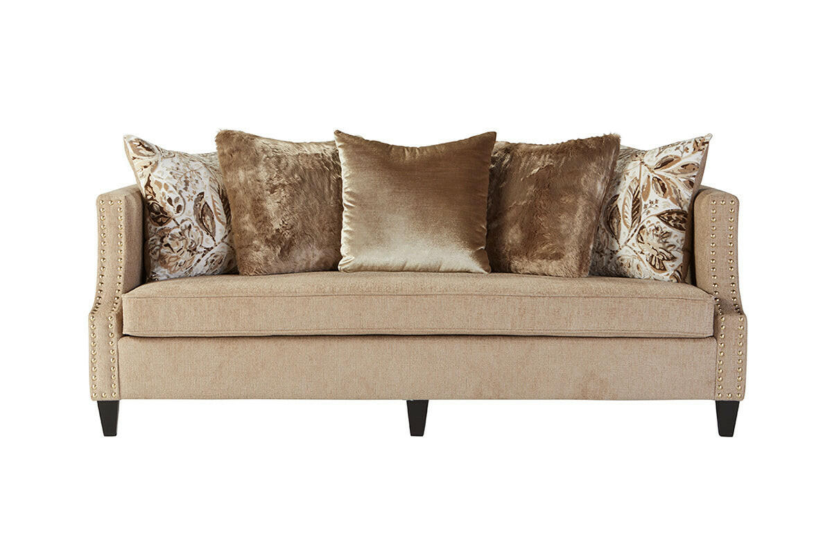 Simone Flax Sofa 17550S