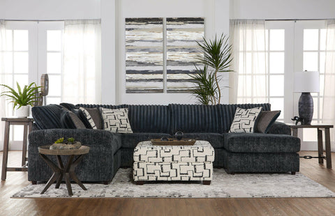 Galactic Charcoal Sectional 19950