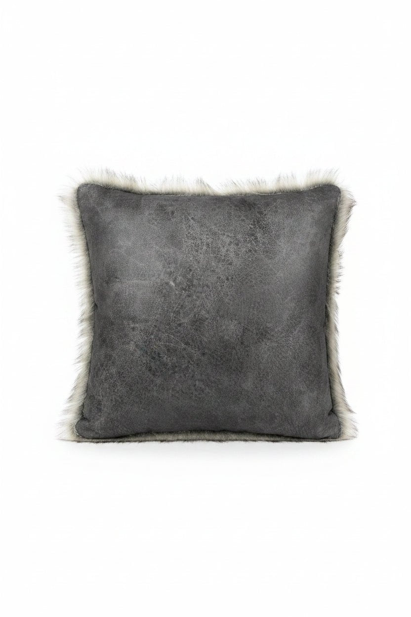 20x20 Hair on Hide pillow - Darseys Furniture & MattressHughes Furniture