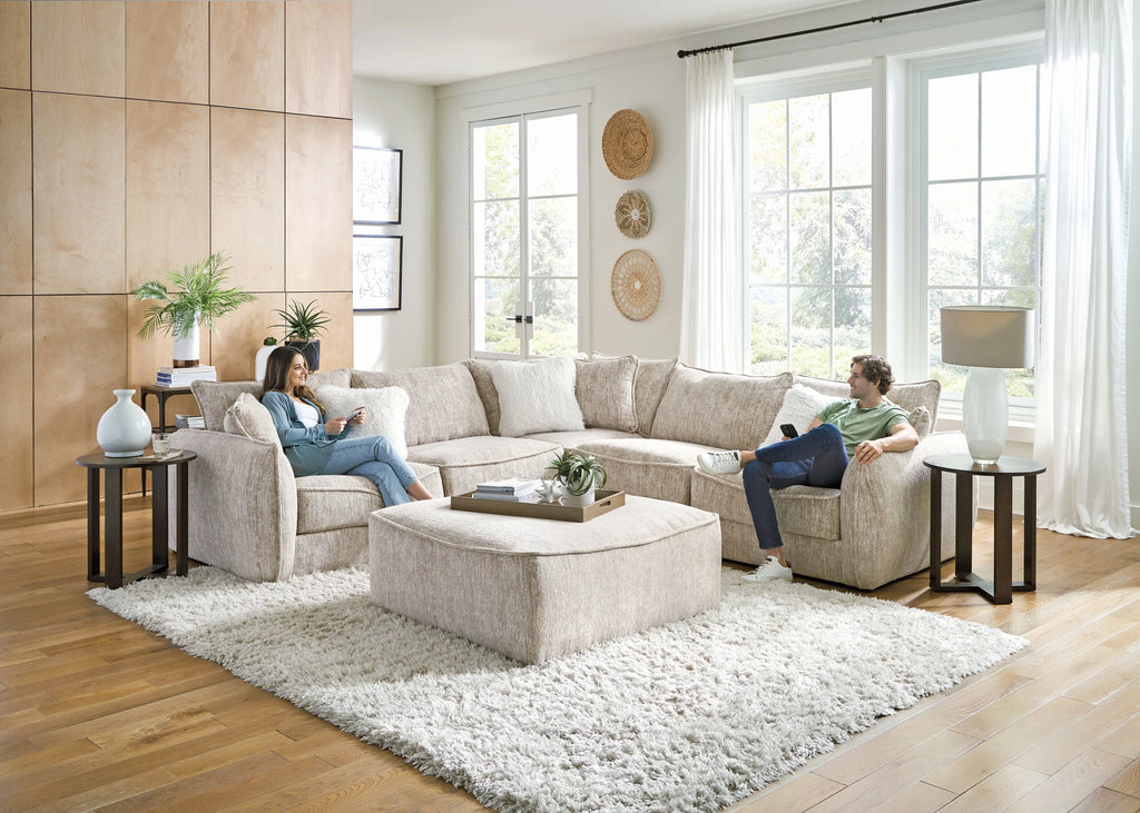 Bucktown Parchment Sectional 230659/73/63-176026 - Darseys Furniture & Mattress