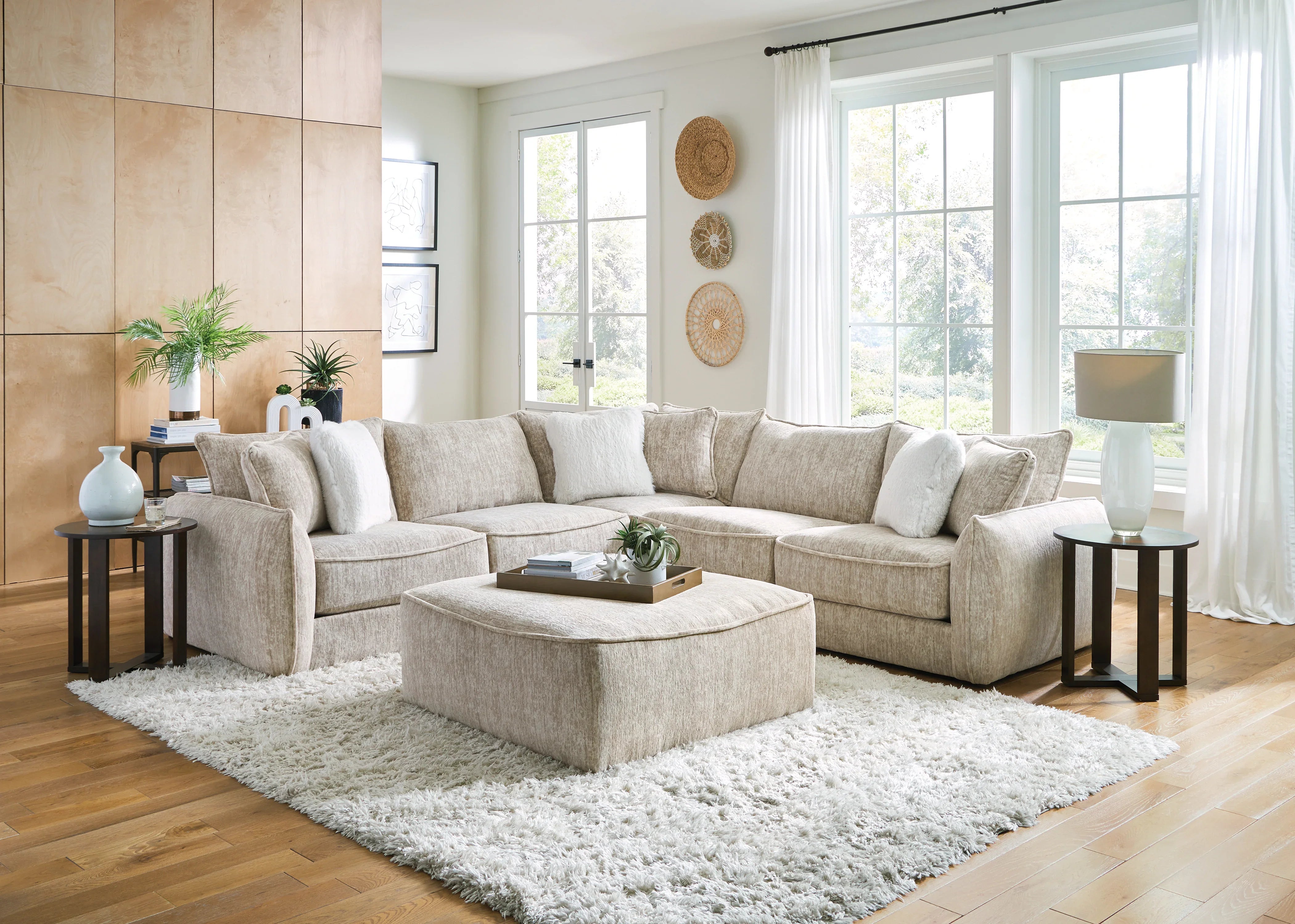 Bucktown Parchment Sectional 230659/73/63-176026 - Darseys Furniture & Mattress