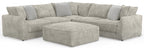 Bucktown Parchment Sectional 230659/73/63-176026 - Darseys Furniture & Mattress
