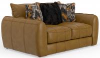 Corvara Caramel Loveseat 240602