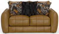 Corvara Caramel Loveseat 240602