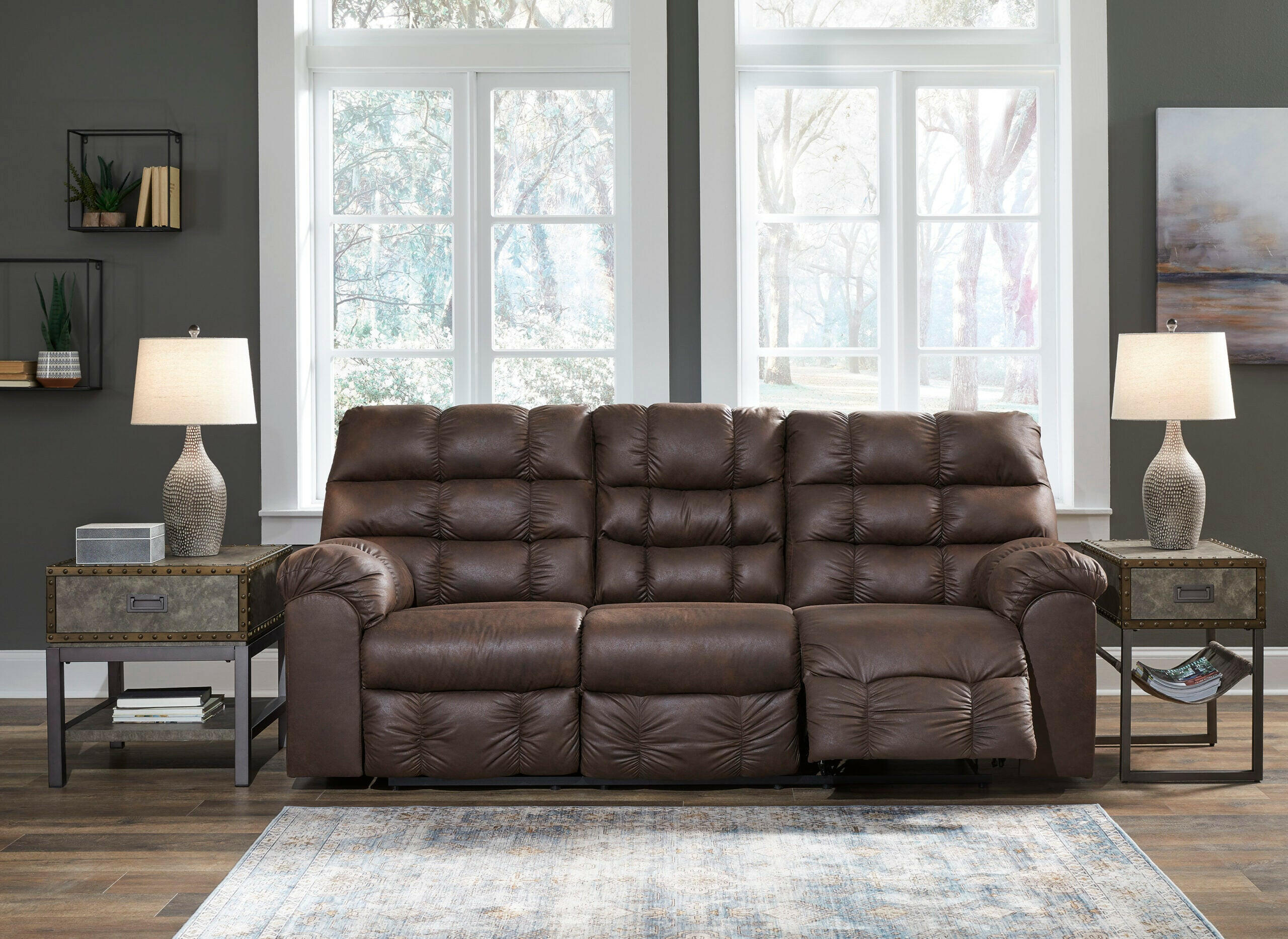 Derwin Sofa Reclining With Drop Down Table 2840189