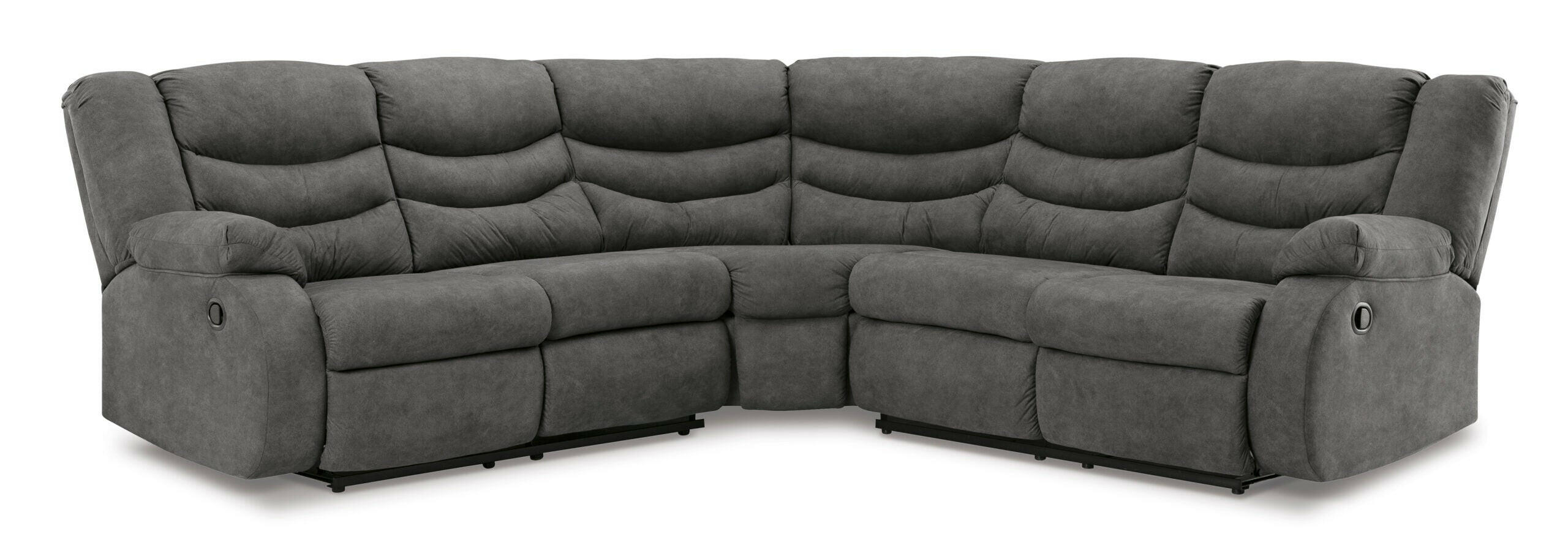 Partymate Slate Reclining Sectional 36903-48/50 