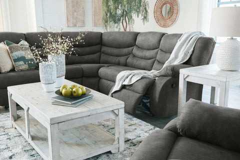 Partymate Slate Reclining Sectional 36903-48/50 