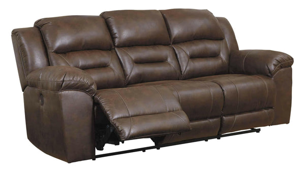 Stoneland Chocolate Reclining Sofa 3990488.