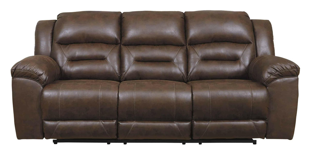 Stoneland Chocolate Reclining Sofa 3990488.