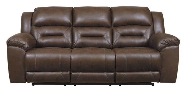 Stoneland Chocolate Reclining Sofa 3990488.