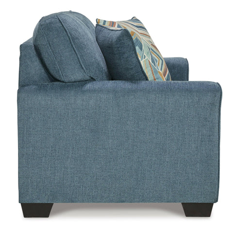 Cashton Blue Loveseat 4060535