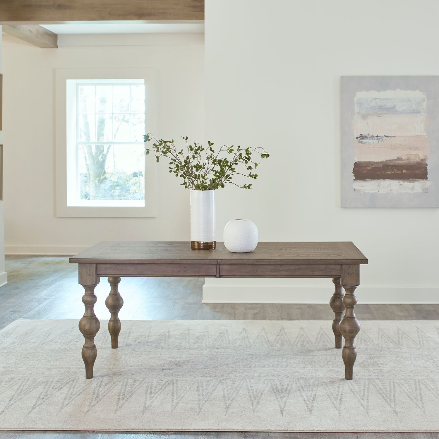 Americana Farmhouse Table and 6 Chairs 615-C1001S-T4090 - Darseys Furniture & Mattress