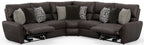 Royster Sable Reclining Sectional 64288/87/86-1277-9 - Darseys Furniture & Mattress