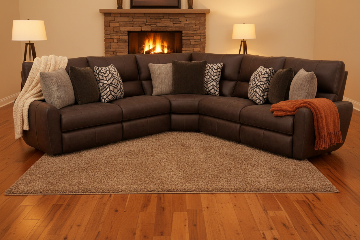 Royster Sable Reclining Sectional 64288/87/86-1277-9