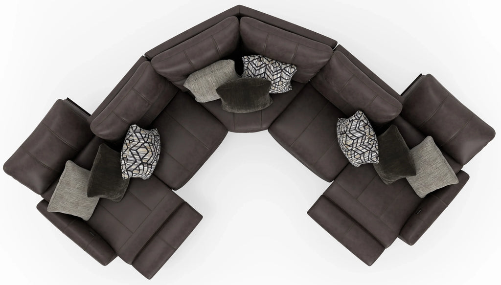 Royster Sable Reclining Sectional 64288/87/86-1277-9 - Darseys Furniture & Mattress