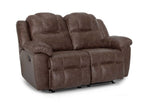 Castello Outlier Walnut Reclining Loveseat 69223-3311-14