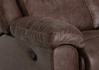 Castello Outlier Walnut Reclining Loveseat 69223-3311-14