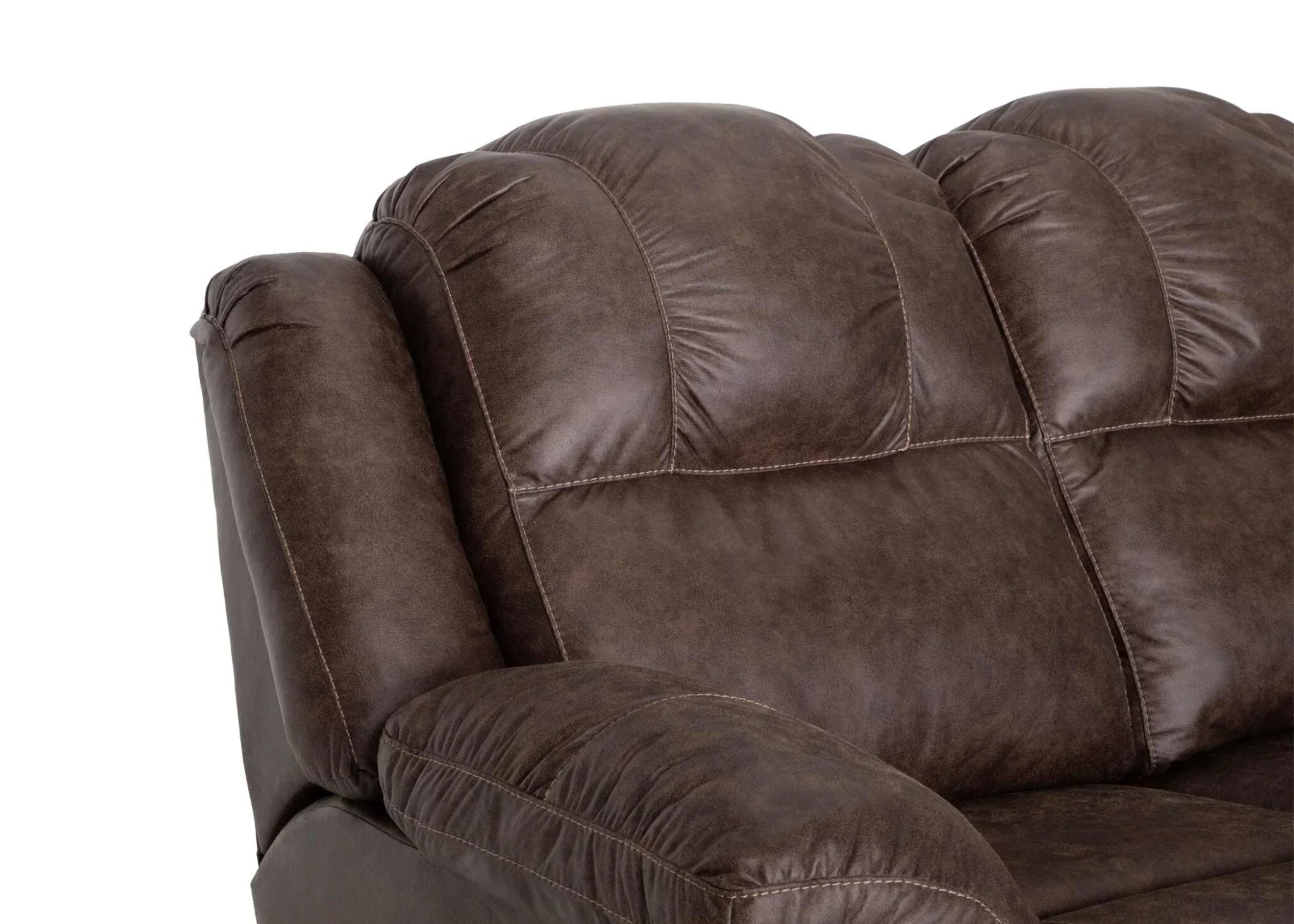 Castello Outlier Walnut Reclining Loveseat 69223-3311-14