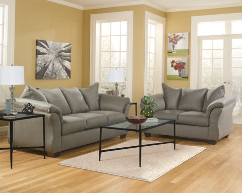 Darcy Cobblestone Sofa & Loveseat 75005