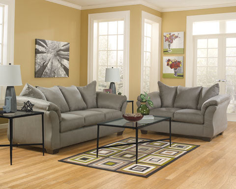 Darcy Cobblestone Sofa & Loveseat 75005