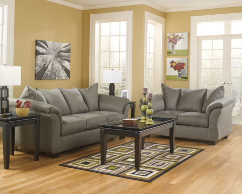 Darcy Cobblestone Sofa & Loveseat 75005