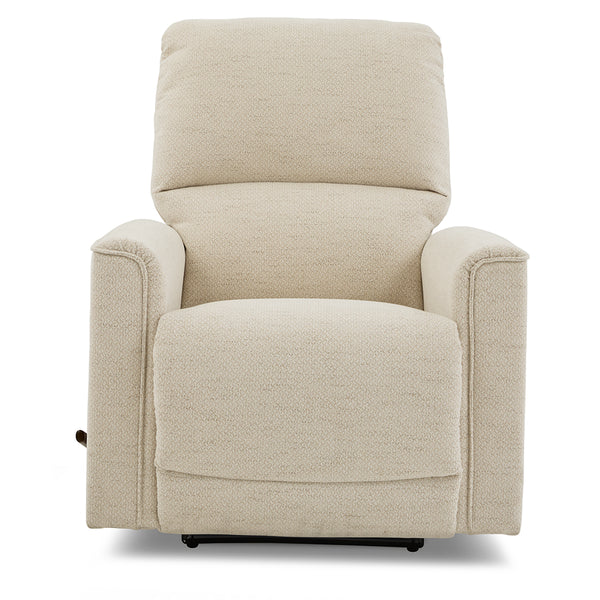 Beige upholstered La-Z-Boy Cade Recliner 803-10-D2068-60 with a high back, track arms, and a waterfall chaise seat.