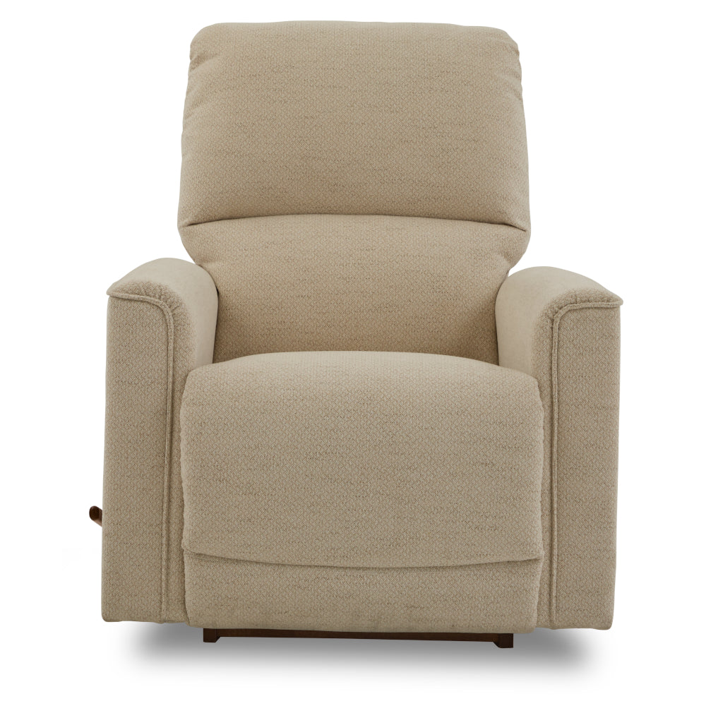 Beige La-Z-Boy Cade Recliner 803-10-D2068-71 with a high back, square arms, and a comfortable waterfall chaise seat.