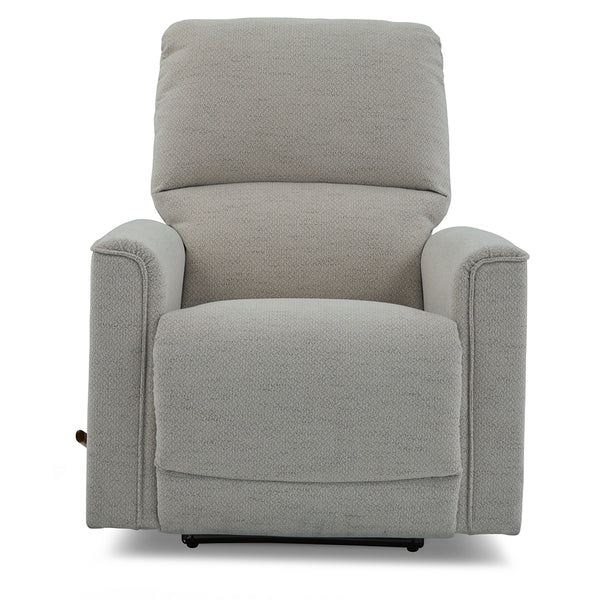 La-Z-Boy Cade Recliner 803-10-D2068-93 in light gray, upholstered in a textured fabric with a waterfall chaise seat.