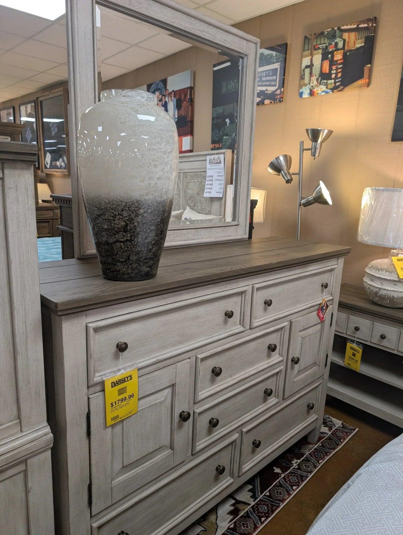 824 Heartland Queen Headboard, footboard, rails, chest and nightstand. Bundle - Darseys Furniture & MattressLiberty Furniture