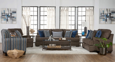 Dewey Brindle Loveseat 8875