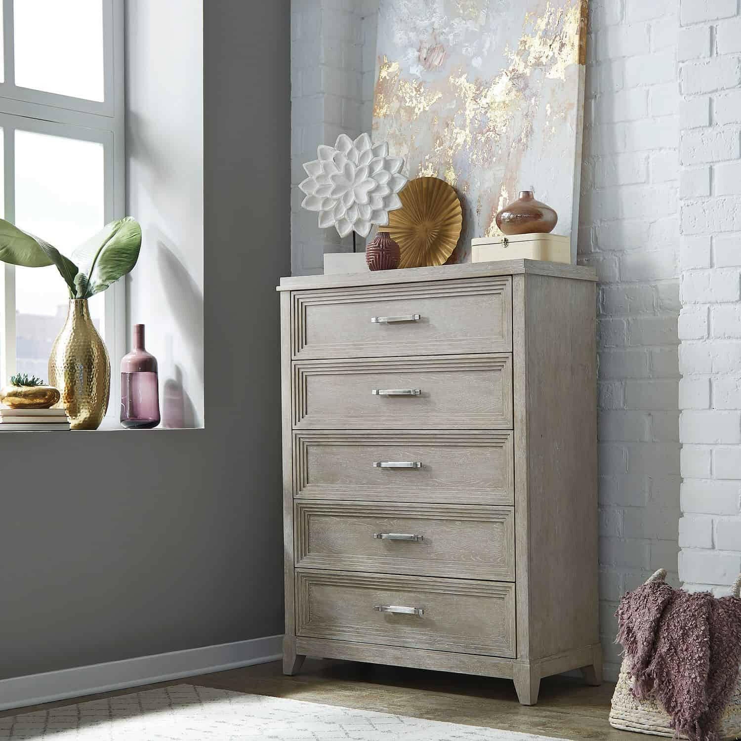 Belmar 902 Queen Headboard, Chest, & Dresser/Mirror.